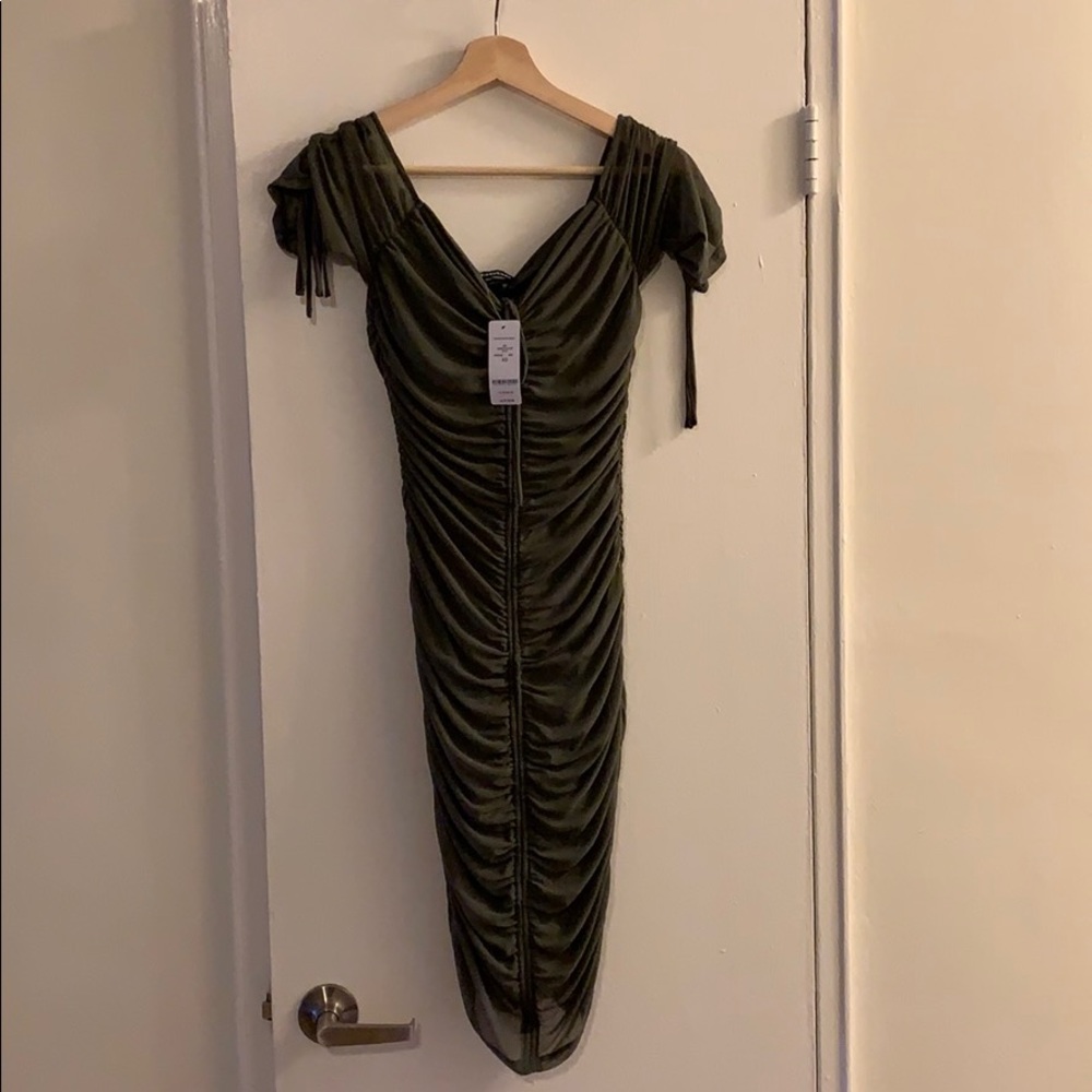 Bebe Olive Green XS dress